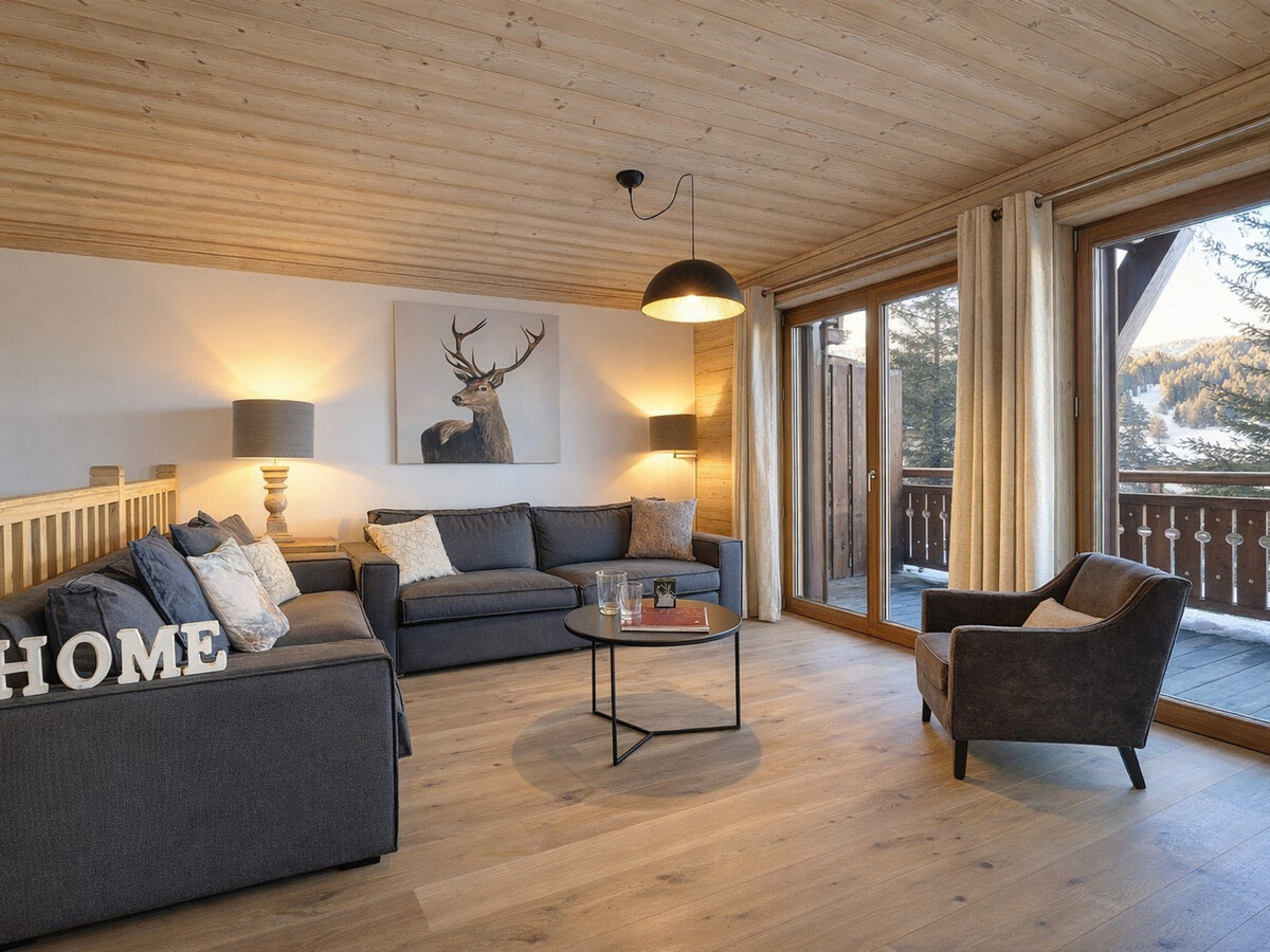 Duplex 6 pers. à Courchevel - 3 chambres, parking, ski - Photo 1
