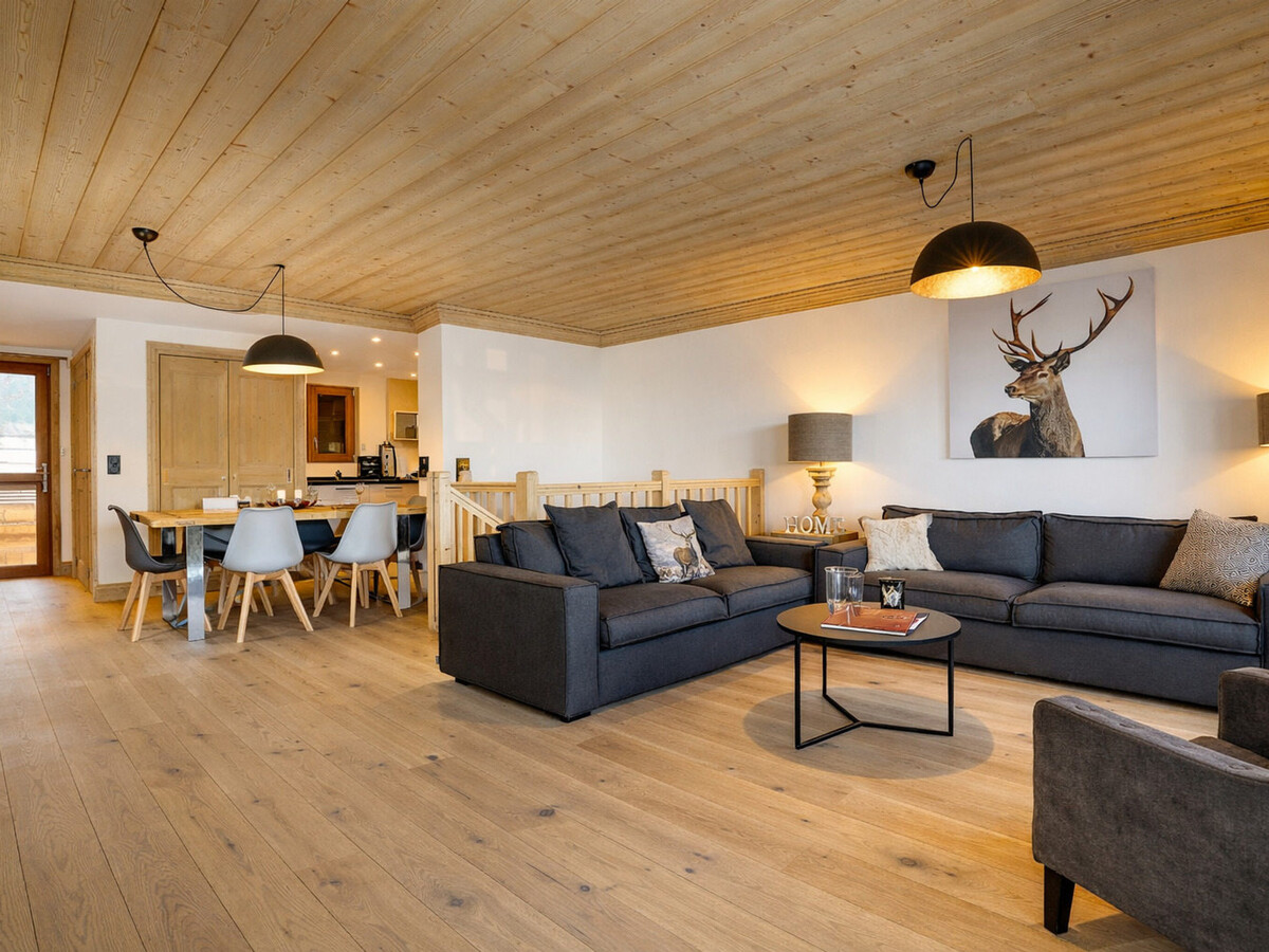 Duplex 6 pers. à Courchevel - 3 chambres, parking, ski - Photo 2