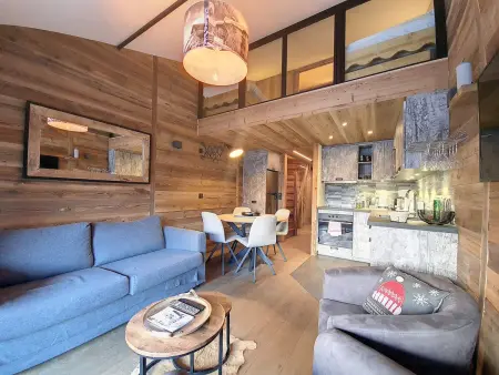Location appartement à Val d'Isère, Studio rénové avec balcon au centre Val-dIsère
