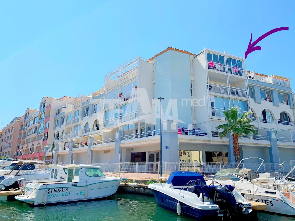 Appartement mezzanine 40m² vue canal à Sète - Photo 10