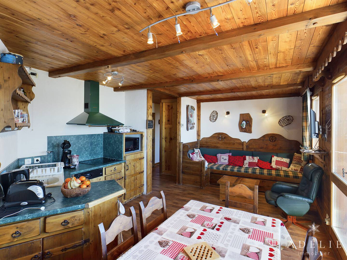 2P+C 5 pers. centre La Rosière, balcon sud, parking - Photo 1