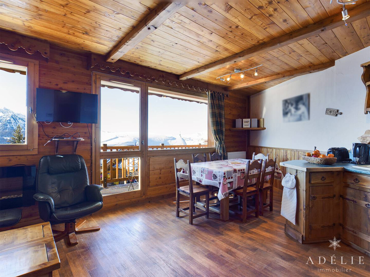 2P+C 5 pers. centre La Rosière, balcon sud, parking - Photo 3