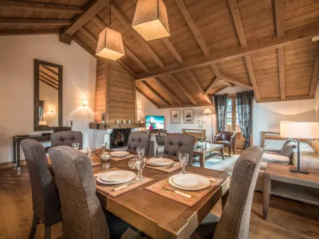 Duplex charme Courchevel 1850 avec cheminée, 6 personnes : photo 7