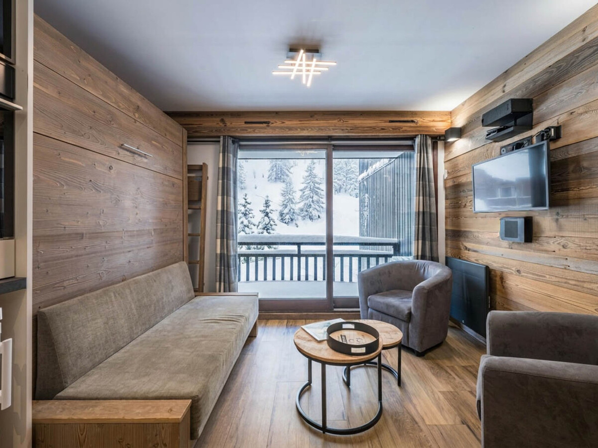 Studio rénové 23m² Centre Val-d'Isère, balcon - Photo 2