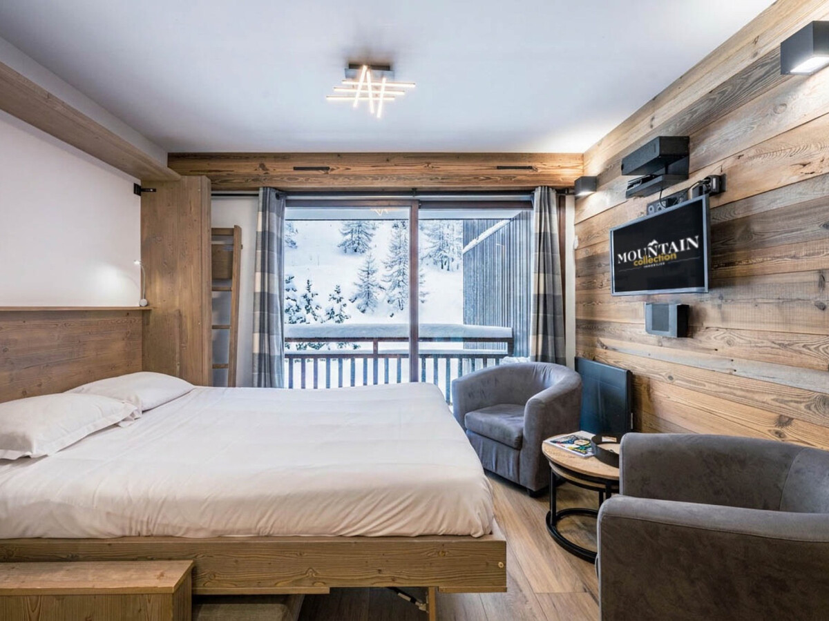 Studio rénové 23m² Centre Val-d'Isère, balcon - Photo 4