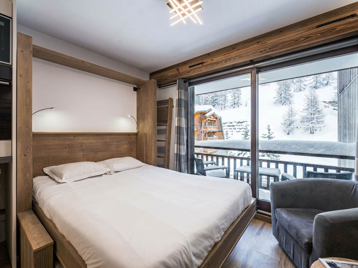 Studio rénové 23m² Centre Val-d'Isère, balcon - Photo 5