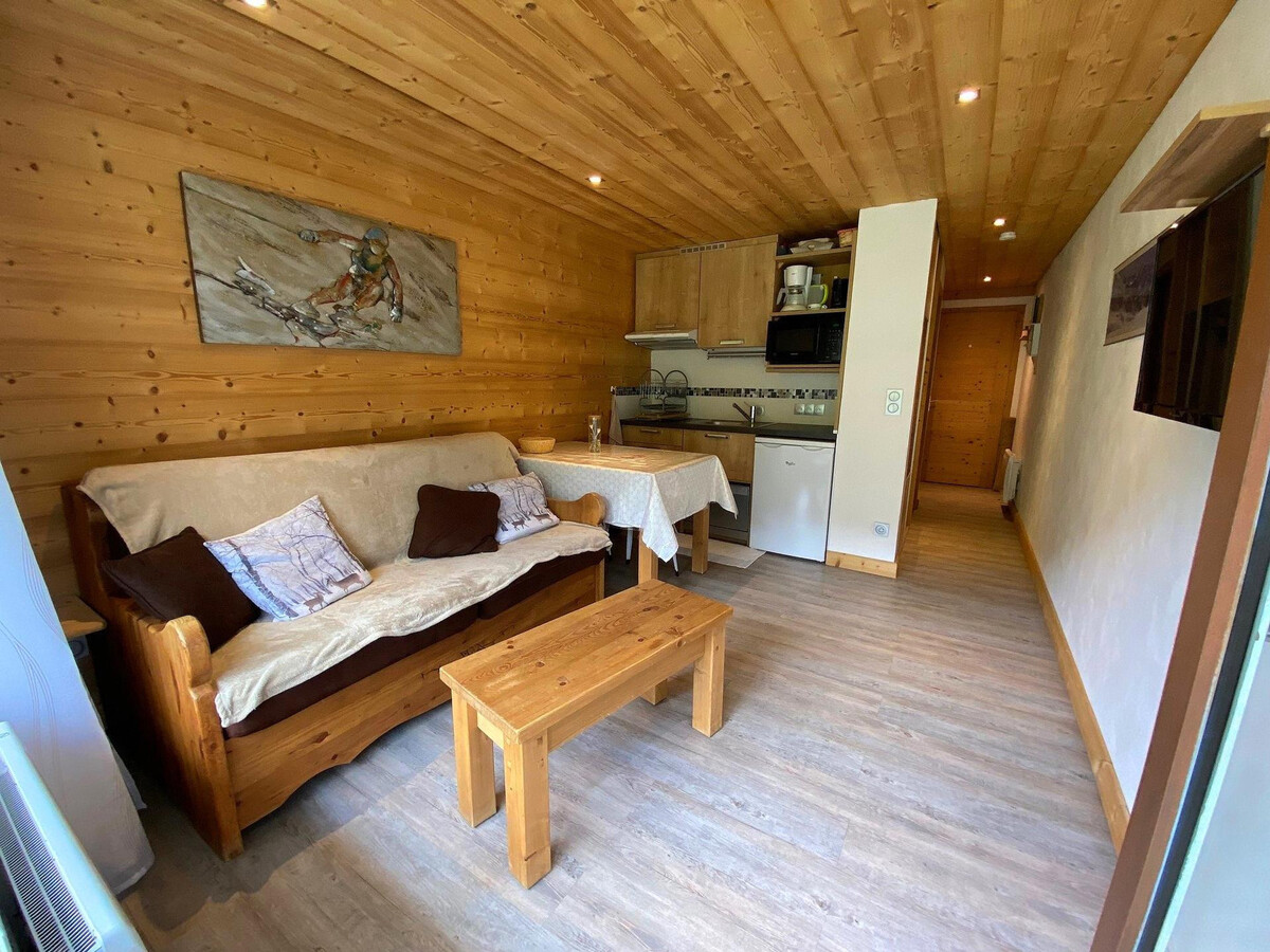 Studio cabine rénové avec balcon et garage à La Clusaz - Photo 1