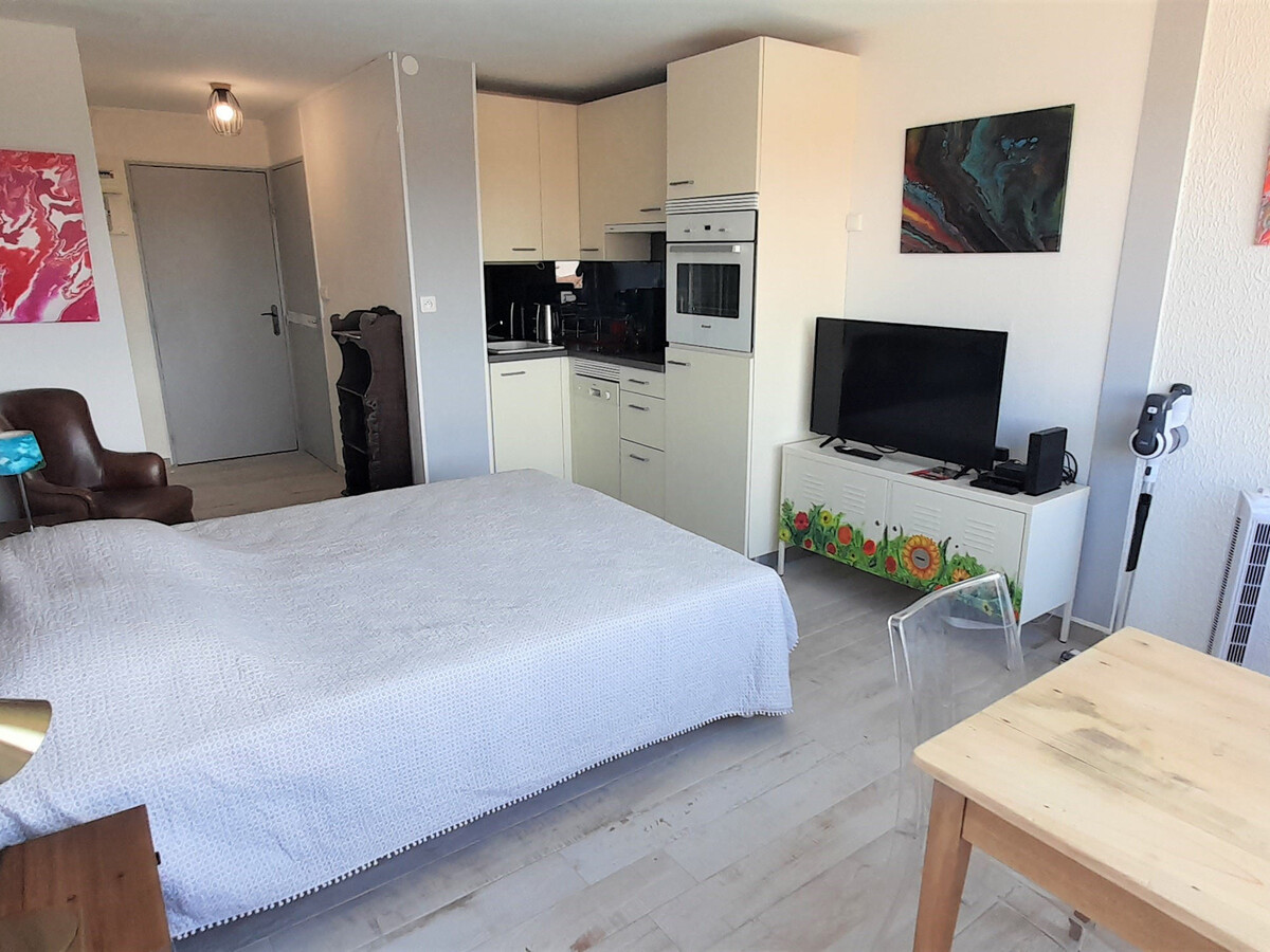 Studio climatisé 2 pers, accès piscine, Cap d'Agde - Photo 3
