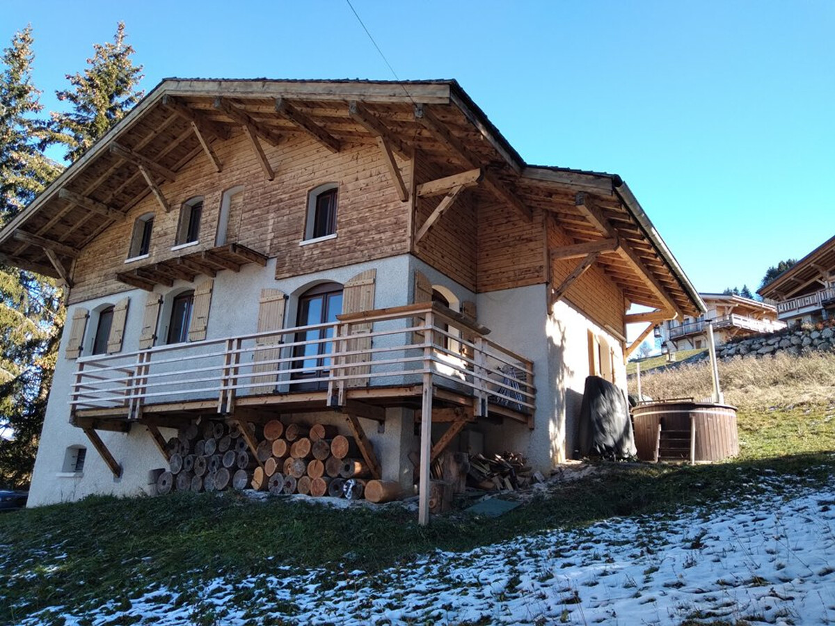 Chalet 10 pers. Crest-Voland, cheminée & bain norvégien - Photo 2