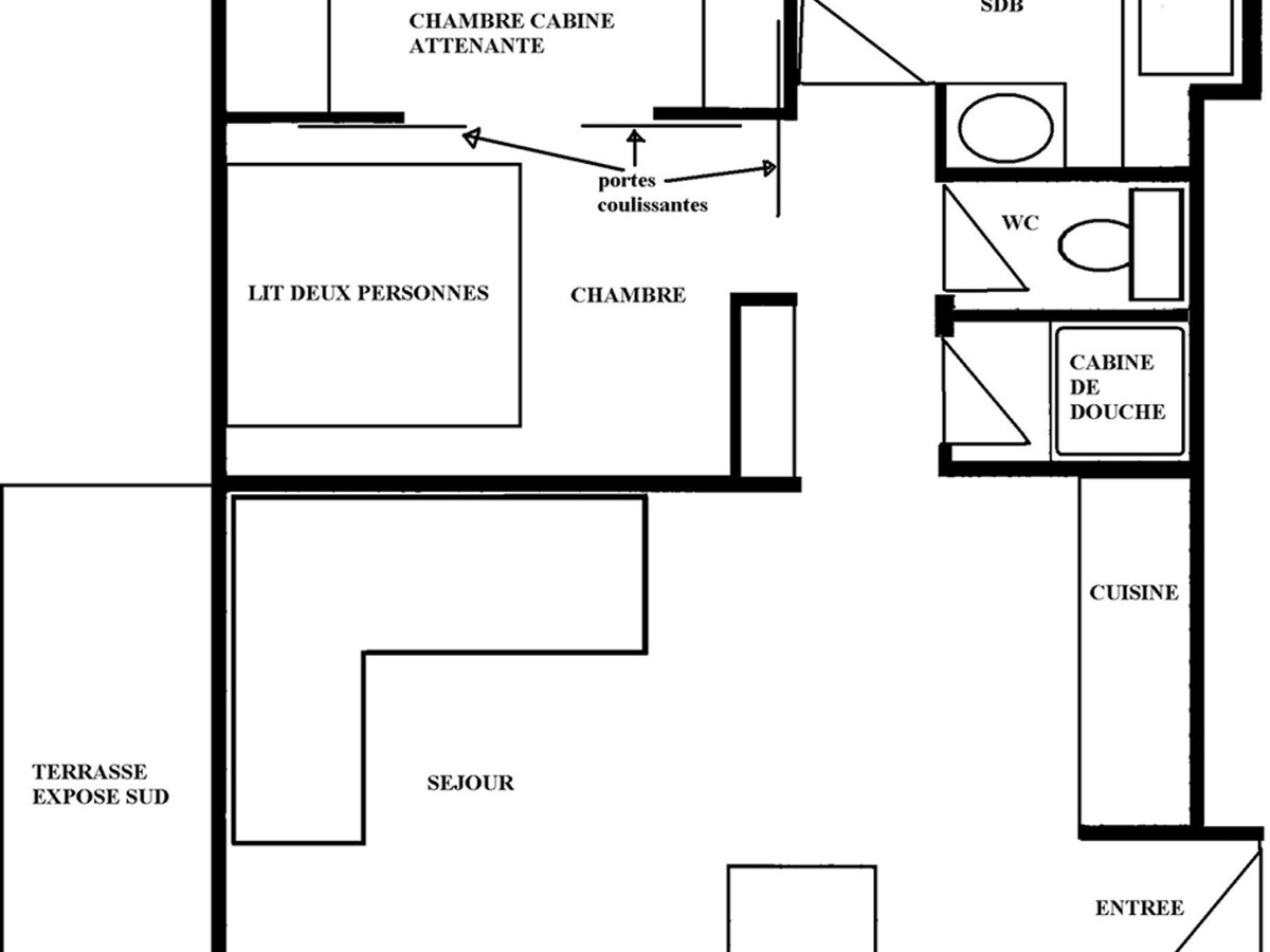 Appartement 6 pers. rénové, terrasse sud, rez-de-pistes à La Plagne - Photo 3