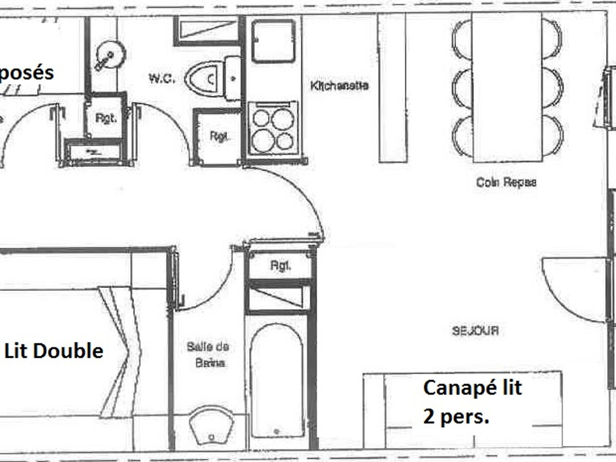 Appartement 3 pièces 6 pers., vue pistes à Plagne Soleil - Photo 6