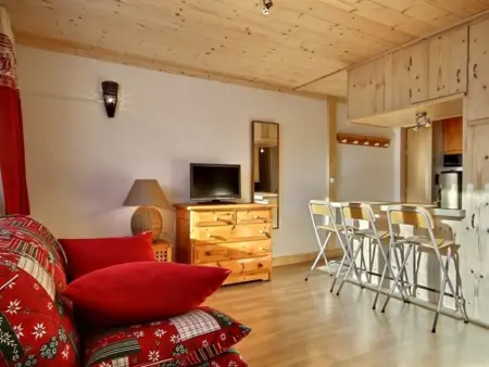 Location appartement à La Plagne, Studio rénové sud avec balcon, 3/4 pers., au pied des pistes