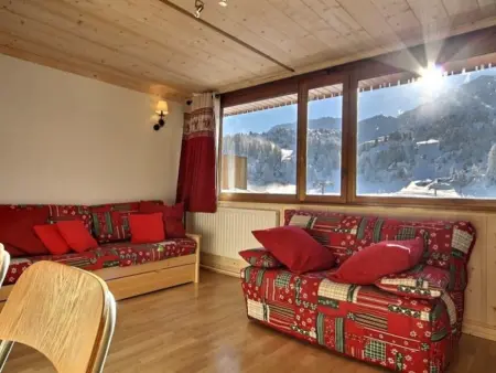 Studio rénové sud, balcon, 8e étage à La Plagne : photo 4