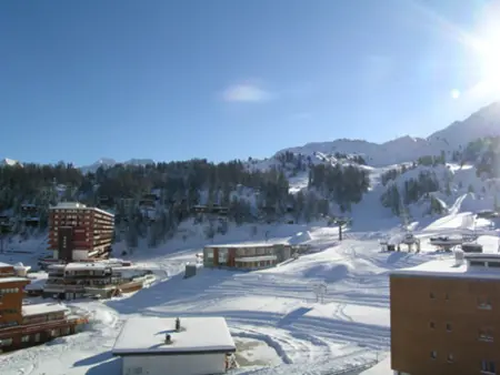 Studio rénové sud, balcon, 8e étage à La Plagne : photo 6