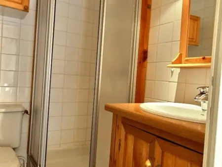 Studio rénové sud, balcon, 8e étage à La Plagne : photo 8