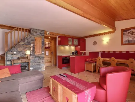 Duplex 6 pers. piscine couverte à Plagne Aime 2000 : photo 4