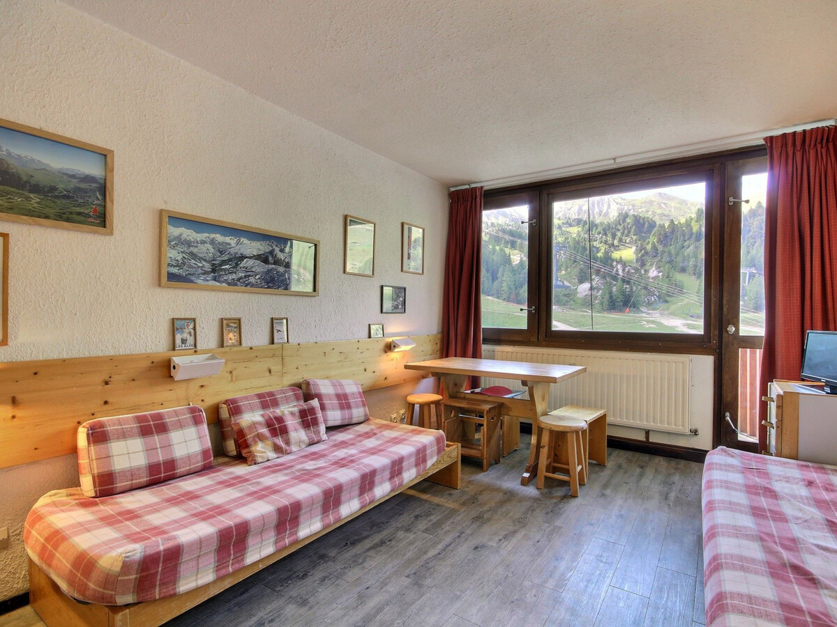 Studio 3 pers. vue pistes, balcon sud, 9e étage - Photo 2