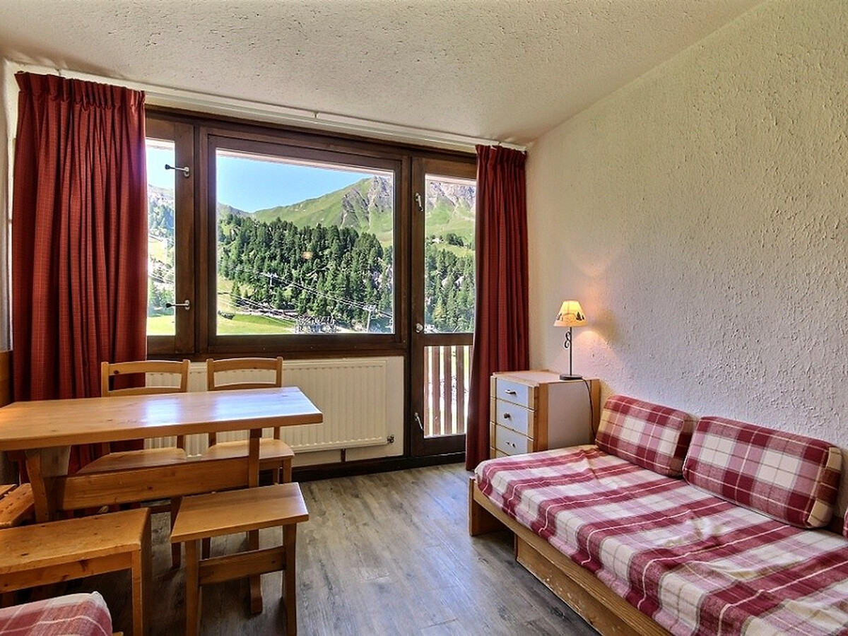Studio 3 pers. vue pistes, balcon sud, 9e étage - Photo 4