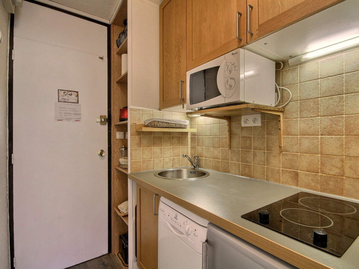 Studio 3 pers. vue pistes, balcon sud, 9e étage - Photo 5