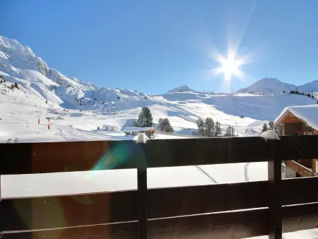 Studio divisible 4 pers., balcon vue pistes à Belle Plagne : photo 5
