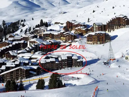 Studio divisible 4 pers., balcon vue pistes à Belle Plagne : photo 8