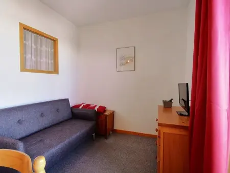 Studio 4 personnes avec balcon à La Plagne 1800 : photo 4