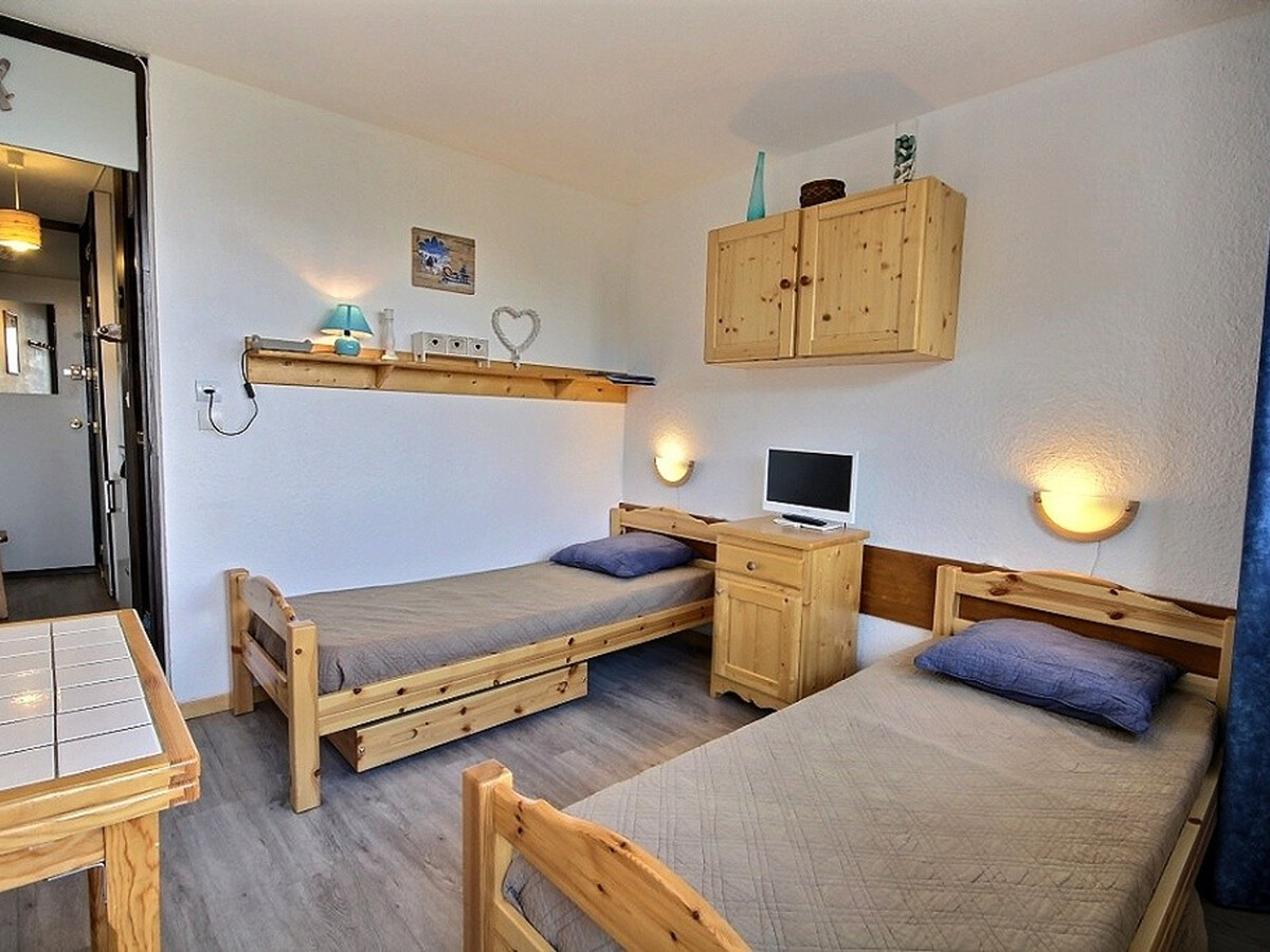 Studio 3 cristaux La Plagne, balcon vue montagne - Photo 6