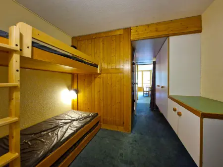 Studio 5 pers. skis aux pieds, balcon Sud-Ouest aux Arcs : photo 8