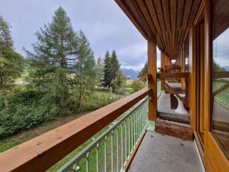 Studio 5 pers. skis aux pieds, balcon Sud-Ouest aux Arcs : photo 10