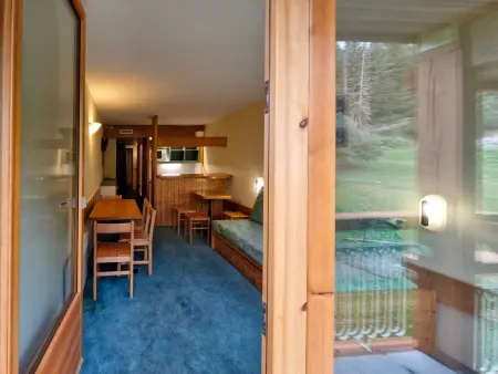 Studio 5 pers. skis aux pieds, balcon Sud-Ouest aux Arcs : photo 11
