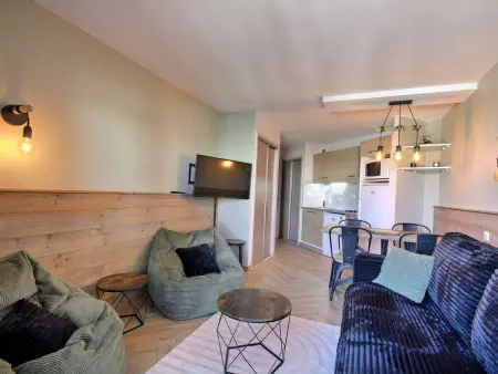 Appartement 2 pièces Belle Plagne, vue domaine skiable : photo 9