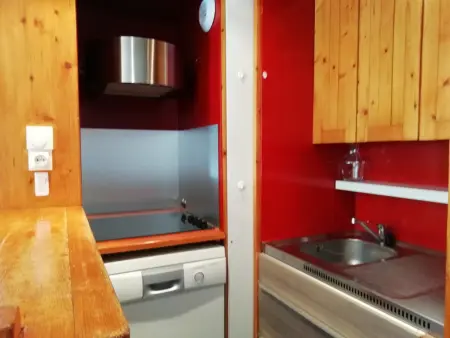 Studio 28m² 4 pers, balcon Sud-Est aux Arcs 2000 : photo 4