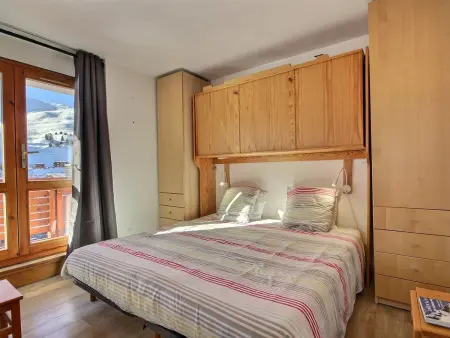 Appartement 3/4 pièces, grand balcon pistes, 8 personnes : photo 6