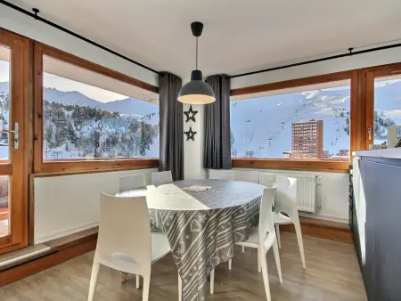 Appartement 3/4 pièces, grand balcon pistes, 8 personnes : photo 7