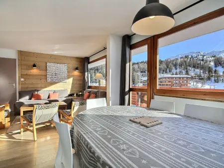 Appartement 3/4 pièces, grand balcon pistes, 8 personnes : photo 9