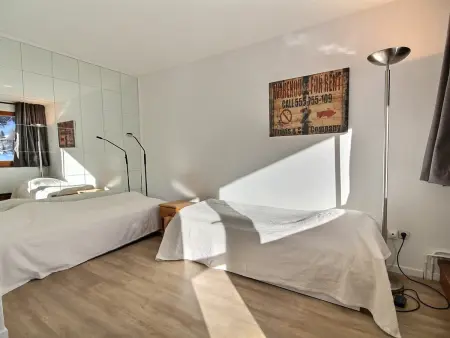 Appartement 3/4 pièces, grand balcon pistes, 8 personnes : photo 14