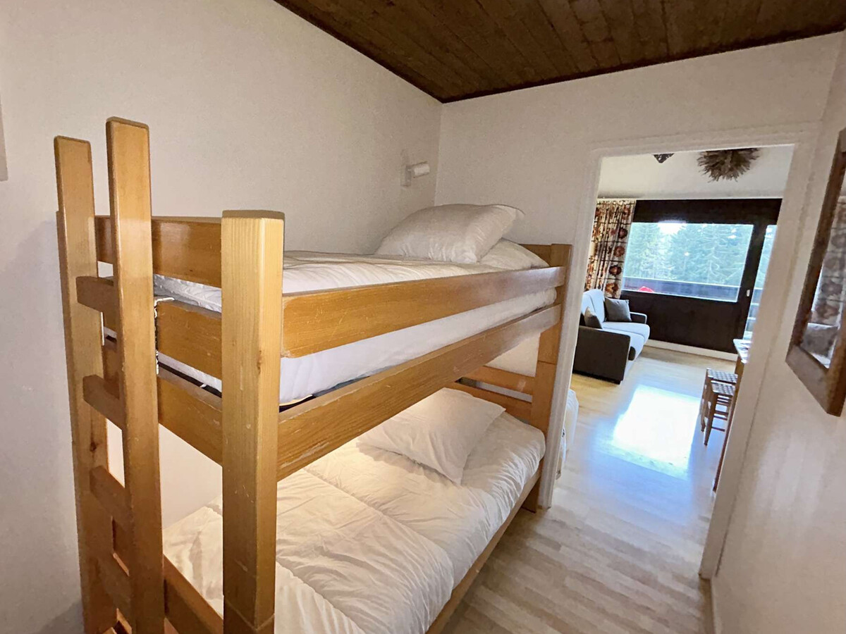 Studio alcôve 4 couchages, balcon sud-ouest, parking - Megève - Photo 8