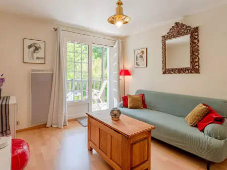 Appartement Pavillon Gabriel, gare à 650 m, balcon ouest