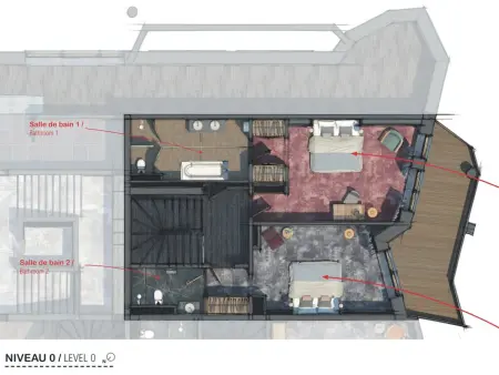 Splendide appartement 6 pièces, spa et cheminée pour 11 pers à Avoriaz - Photo 14