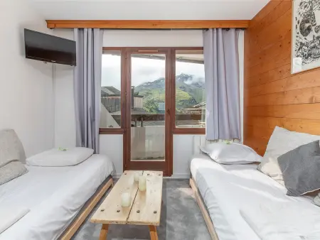 Studio cabine 4 pers. à Avoriaz, balcon plein sud : photo 2