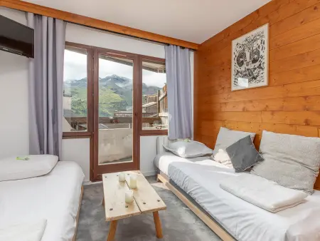 Studio cabine 4 pers. à Avoriaz, balcon plein sud : photo 3
