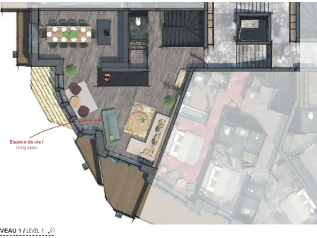 Triplex 5 chambres 182 m² piscine & spa à Avoriaz : photo 14