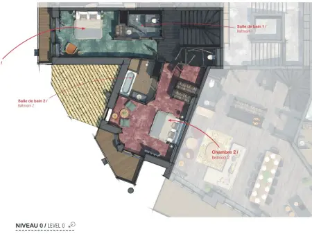 Triplex 5 chambres 182 m² piscine & spa à Avoriaz : photo 15
