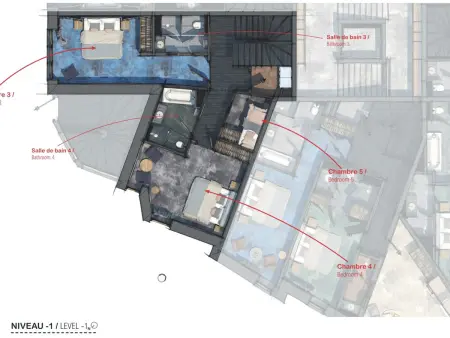 Triplex 5 chambres 182 m² piscine & spa à Avoriaz : photo 16