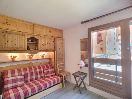 Studio cabine 4 pers, ski aux pieds aux Menuires - Photo 3