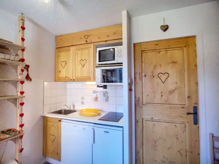 Studio cabine 4 pers, ski aux pieds aux Menuires - Photo 5