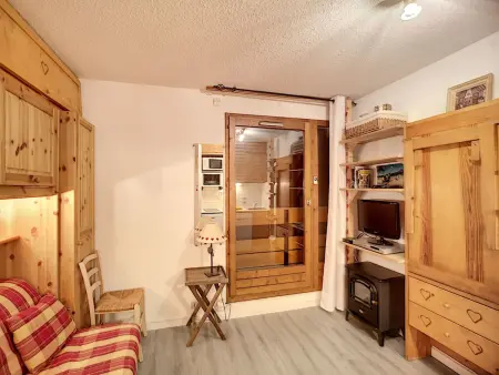 Studio cabine 4 pers, ski aux pieds aux Menuires - Photo 10