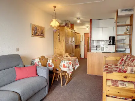 Studio lumineux avec balcon proche des pistes, Appartement 4 personnes à La Rosière - Photo 1