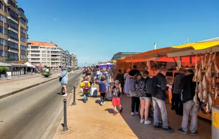 Studio avec balcon français face à la mer à Ostende : photo 13