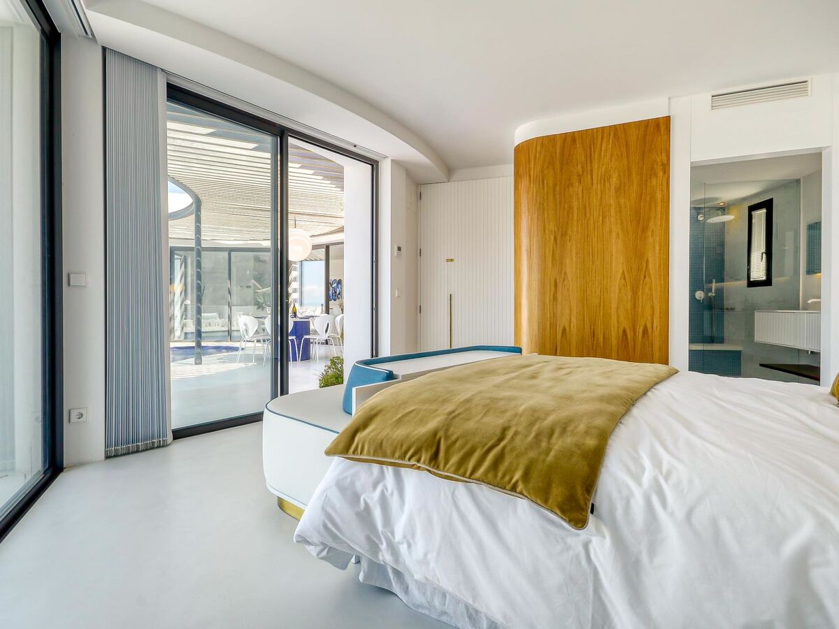 Villa Donut : 4 chambres, piscine chauffée, vue mer à Roses - Photo 15